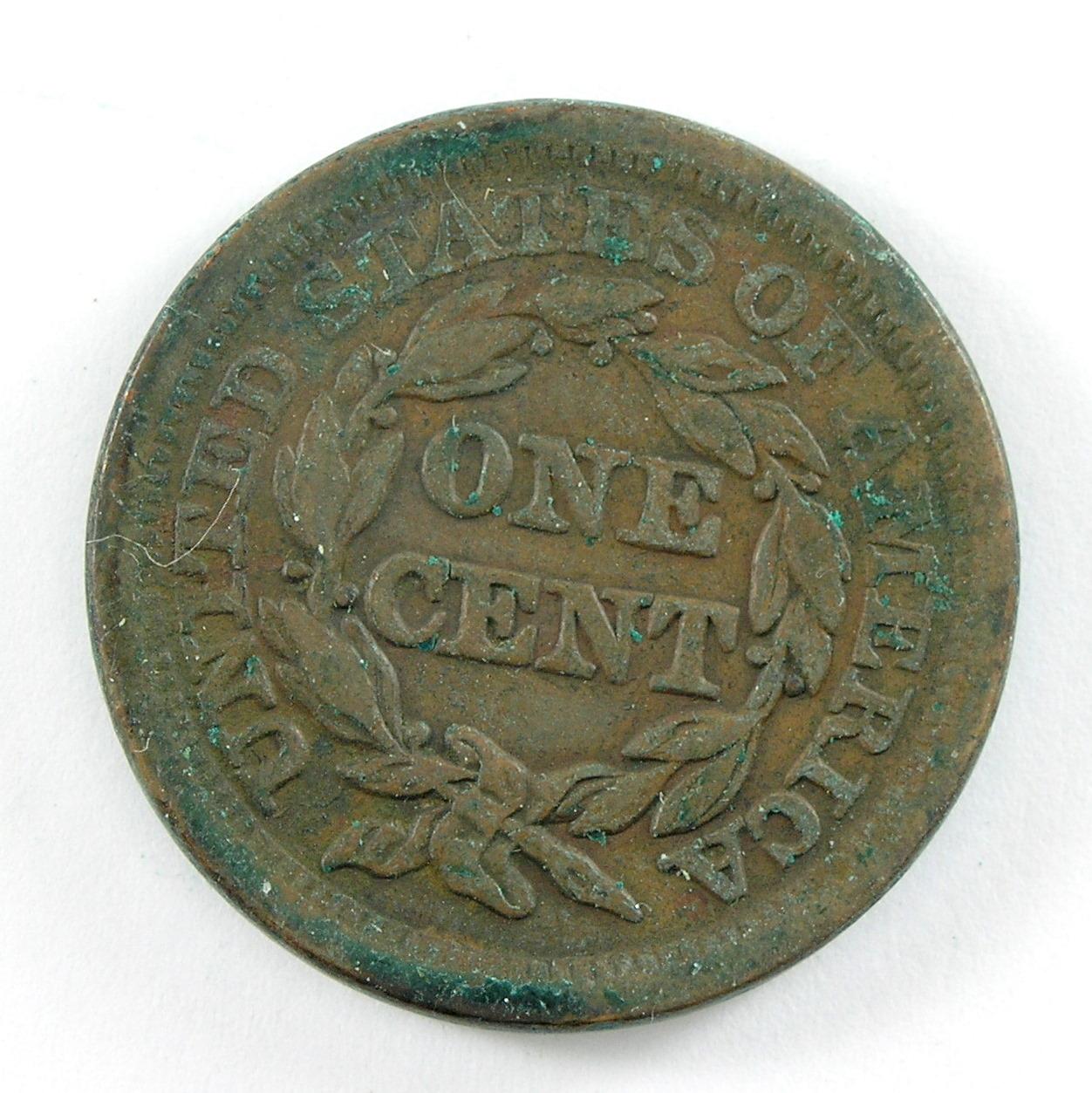 15.  1853  U.S. Liberty Head Large Cent