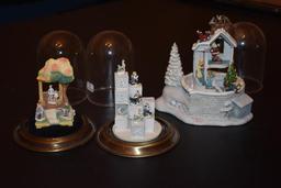 Grouping of three Goebel miniatures including up to the house top and others