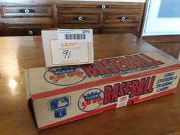 1990 Fleer and 1991 Leaf baseball card sets