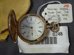 American Waltham, Hunter Case, Side Set Ladies Watch, Multi Colored, this watch is believed to be