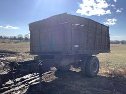 Farm built, dump trailer