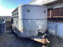 16' cattle trailer no title