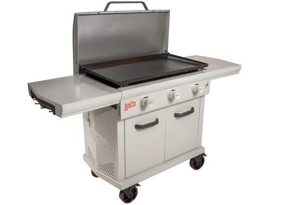 New In Box LoCo 3 Burner 36 in. Liquid Propane Outdoor Griddle W/Hood