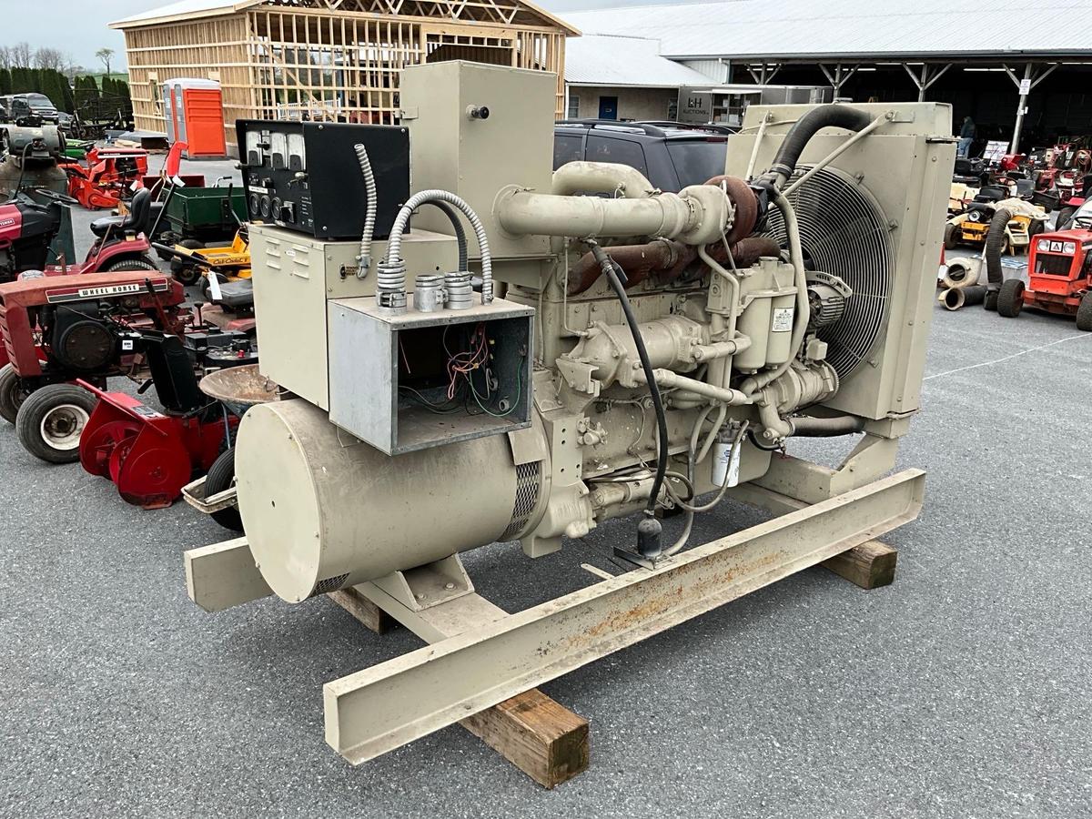 165KW Pavid generator With Alice Chalmers, diesel engine, 3 phase