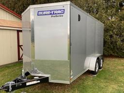 2022 7x14...Sure Trac Enclosed Trailer