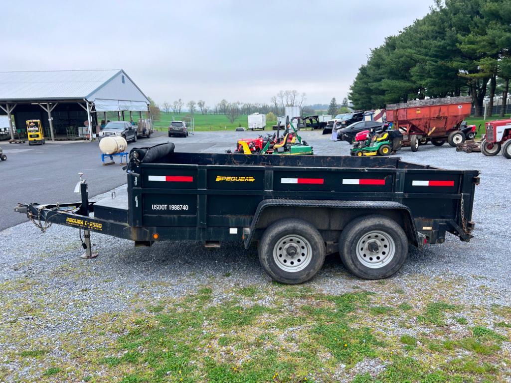 2014 Pequea 7X12 Dump Trailer