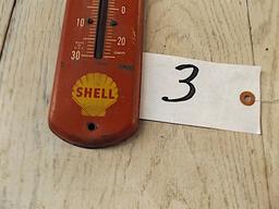 "Shell Gas" thermometer