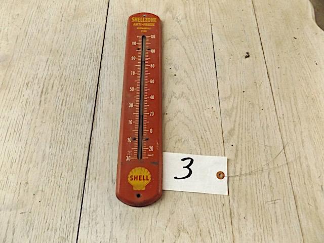 "Shell Gas" thermometer