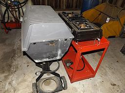 Warm Morning gas grill, 3 burner gas grill with cart