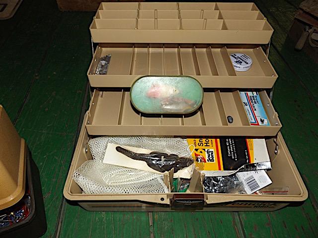 (2) tackle boxes