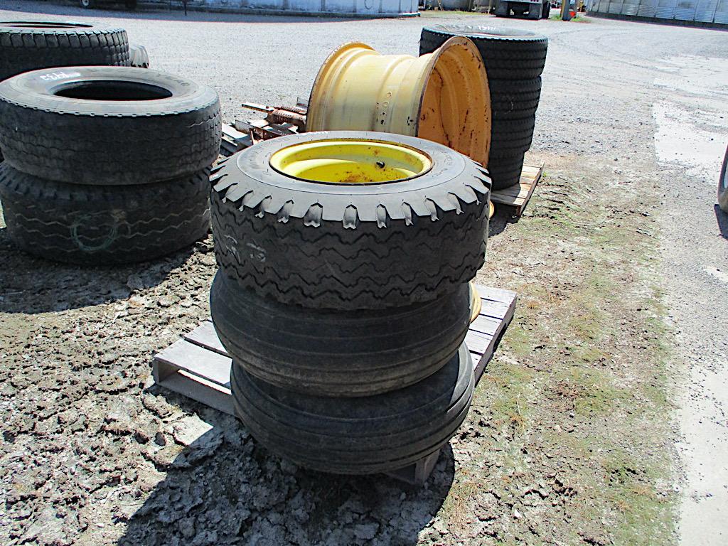 PALLET OF TIRES/RIMS