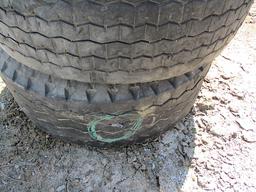 PAIR OF 385/65R - 22.5 TIRES