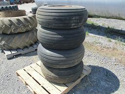 4 PIECE 12.5-16 IMPLEMENT TIRE/RIMS