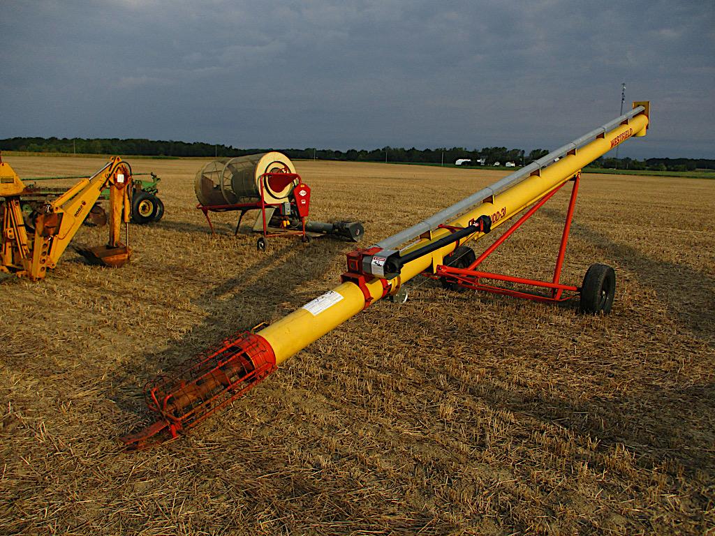 Westfield  10"x31' PTO Top Drive Loadout Auger