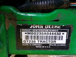 JD GT 235 Riding Lawnmower