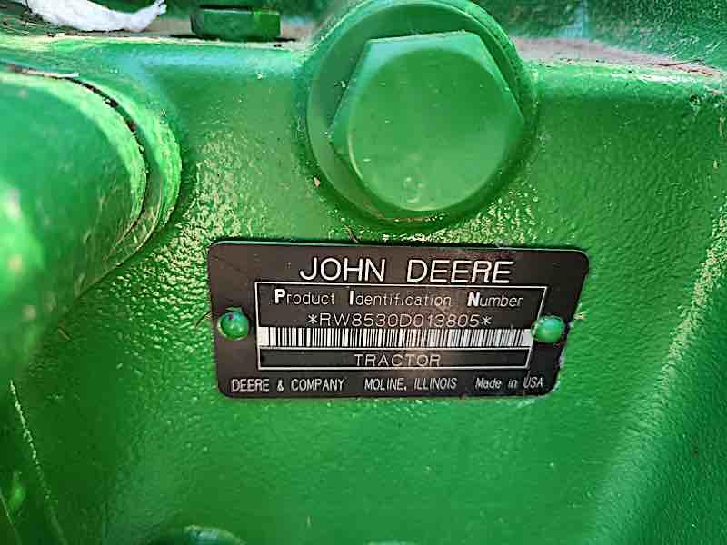 JOHN DEERE 8530 TRACTOR
