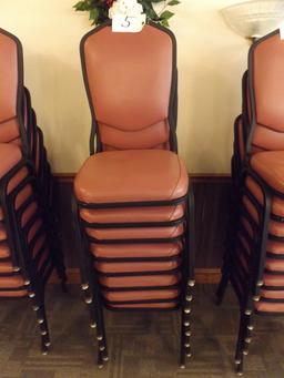 SET OF 8 CUSHION CHAIRS