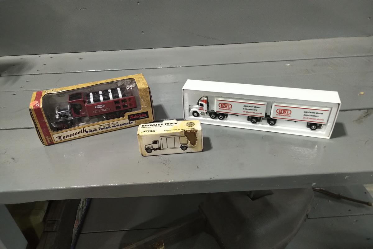 3 - 1/64 SCALE ADVERTISING ITEMS