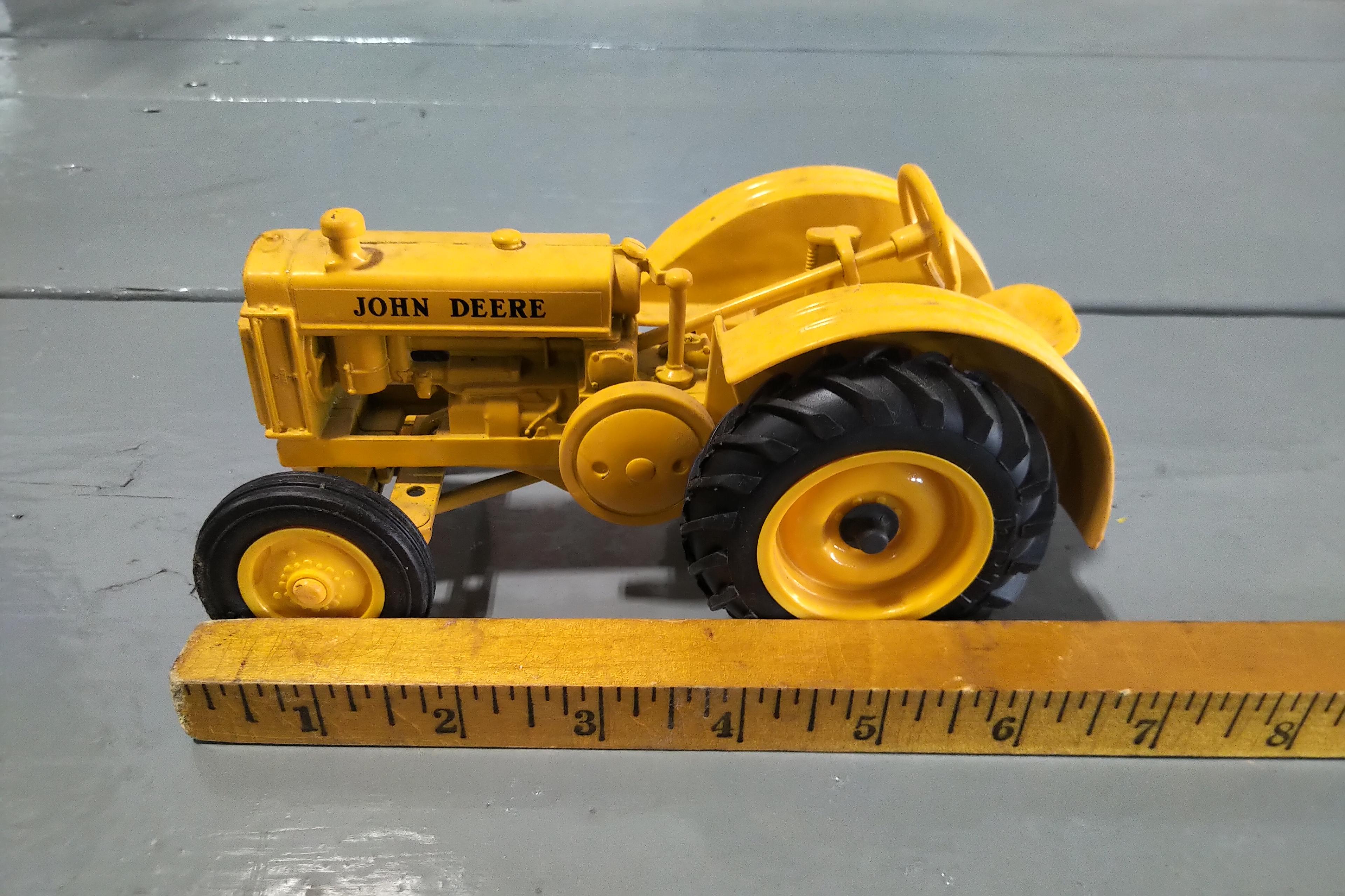 2 -1/32 SCALE ERTL JOHN DEERE TRACTORS, 1/43 SCALE JOHN DEERE 6410