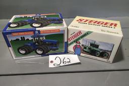 2 - 1/32 SCALE ERTL 4WD TRACTORS NEW IN BOX