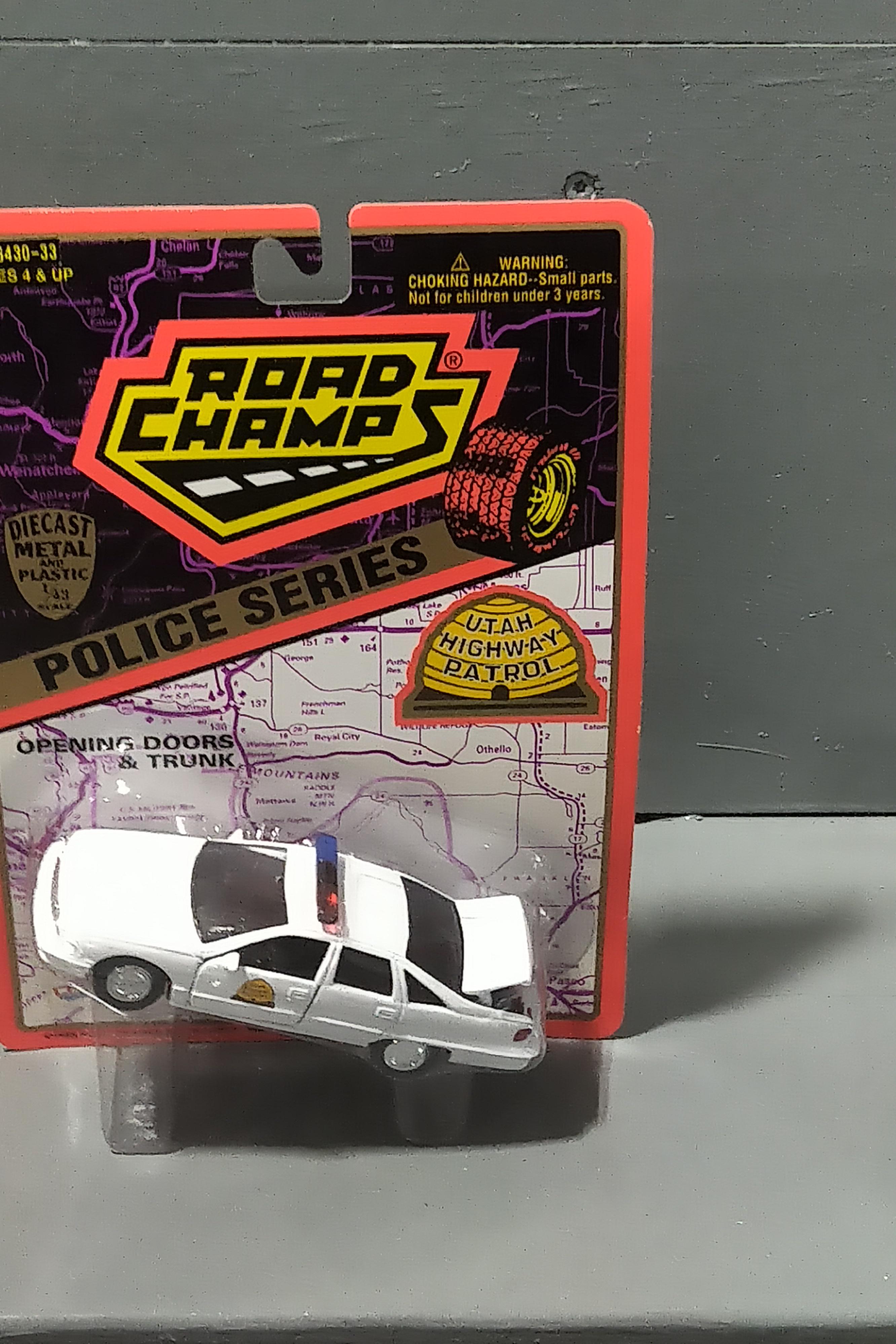 4 - 1/43 SCALE ROAD CHAMPS CARS NEW IN BOX, 4 - 1/43 SCALE ROAD CHAMP POLICE SERIES