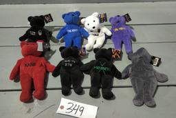 BOX OF WRESTLING BEANIE BABIES