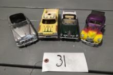 4 - 1/24 SCALE VEHICLES