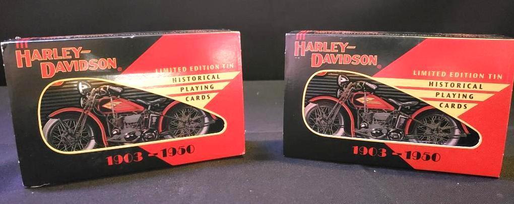Harley Davidson Historical Playing Cards