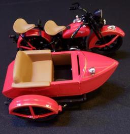 Harley Davidson 1933 Collectible Motorcycle/Sidecar Bank