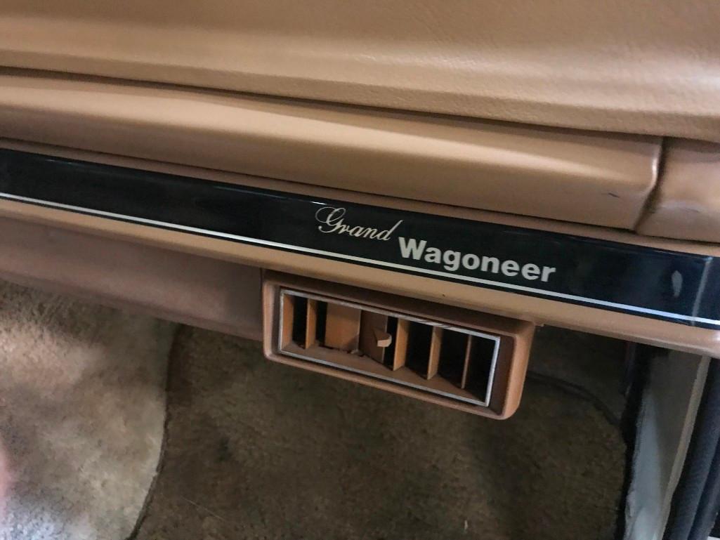 1986 Jeep Grand Wagoneer 4x4