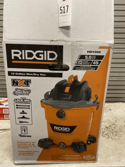 Ridgid 12 gallon wet/dry vac