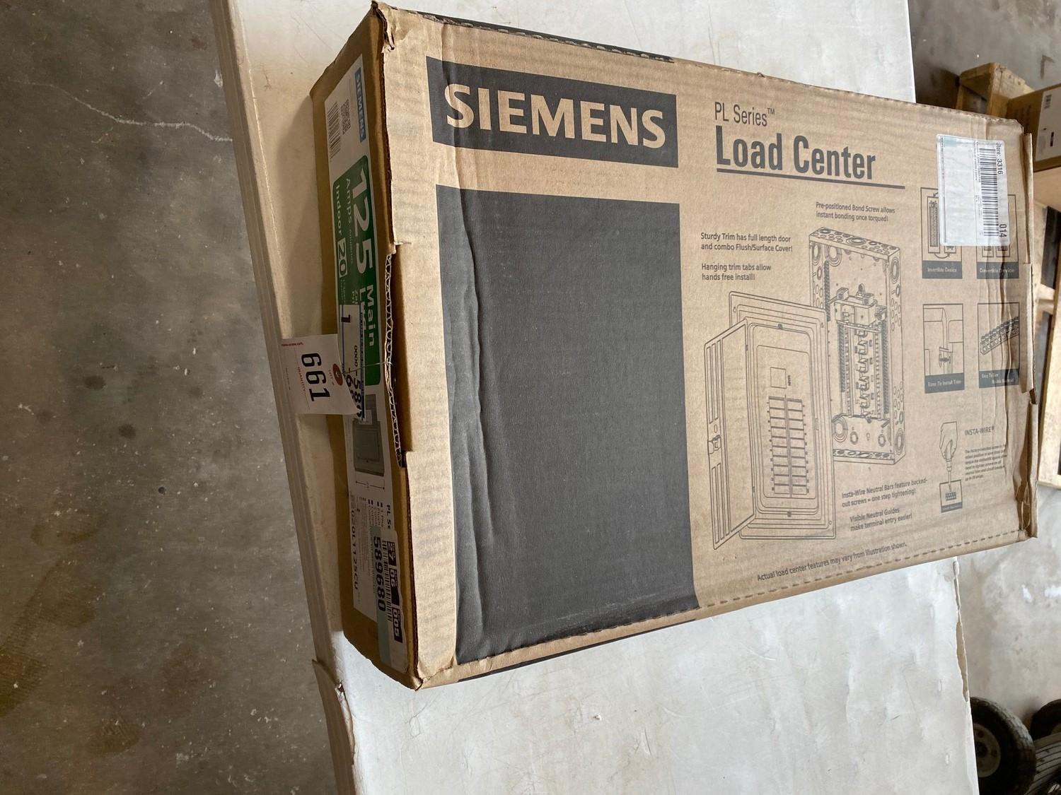 125 Amps Siemens Breaker Box box 20 circuits