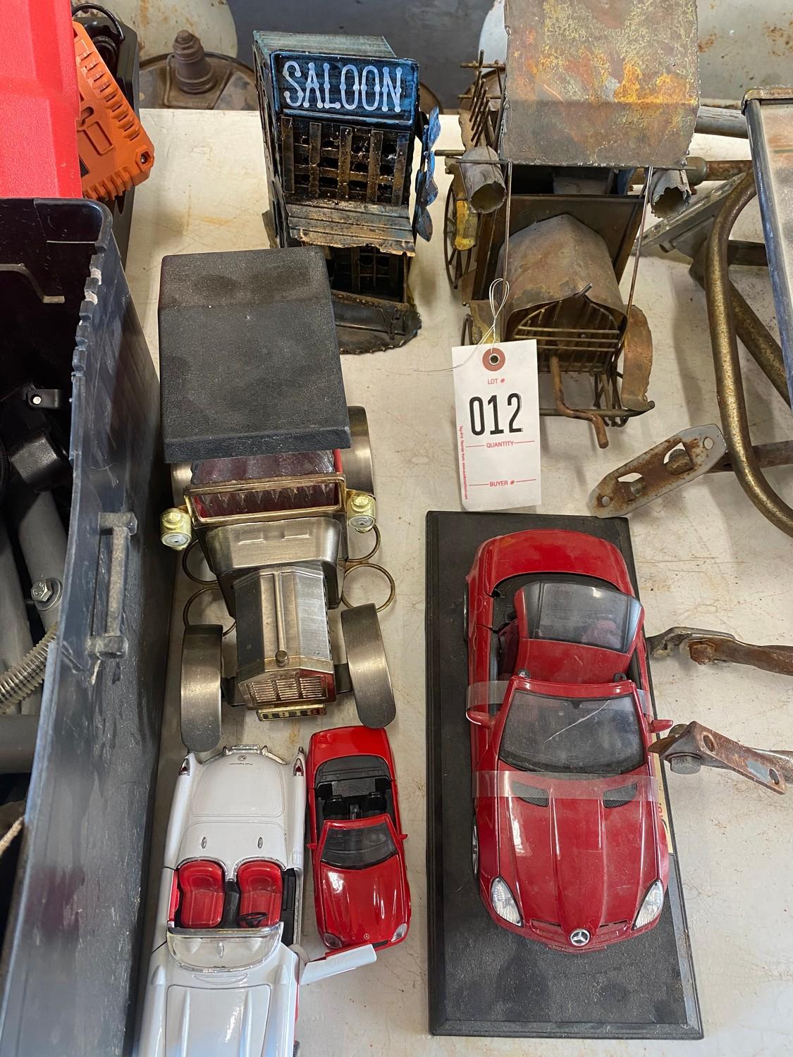 Metal Antique cars, Toy Cars & Saloon Piggy Bank