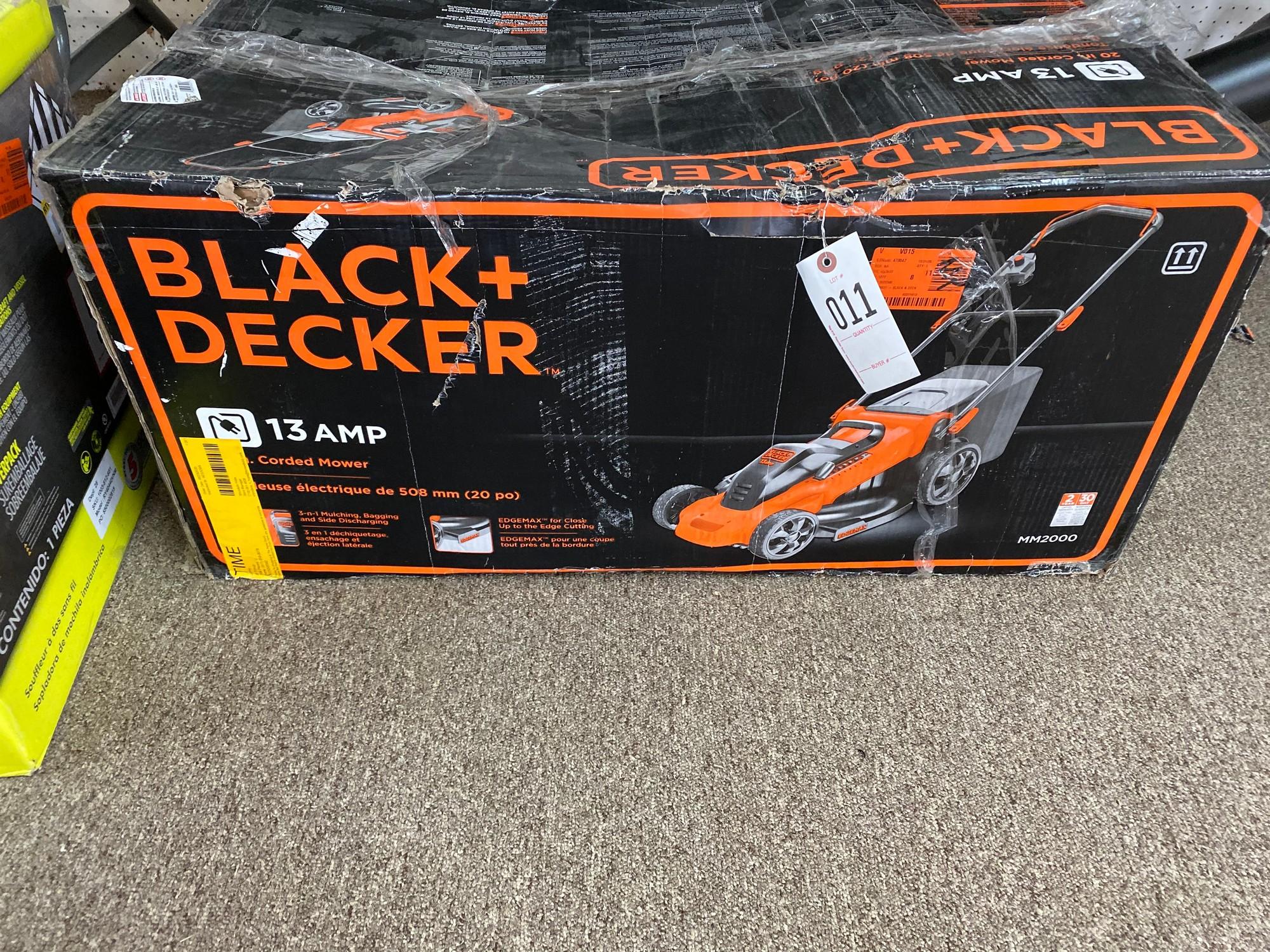 Black & Decker 20" Cordered Push Mower