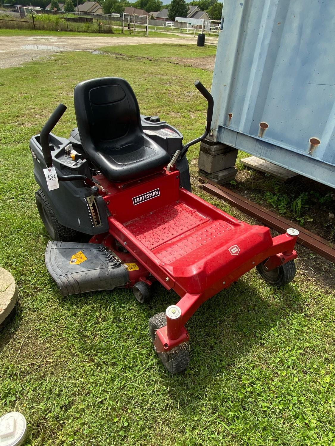 Craftsman 42" Zero Turn Mower 416 hrs. Runs