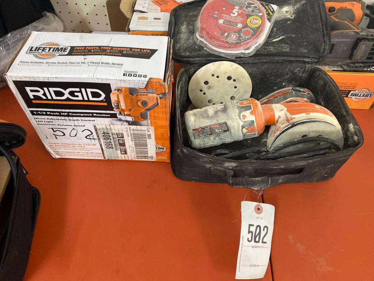 Ridgid Sander &