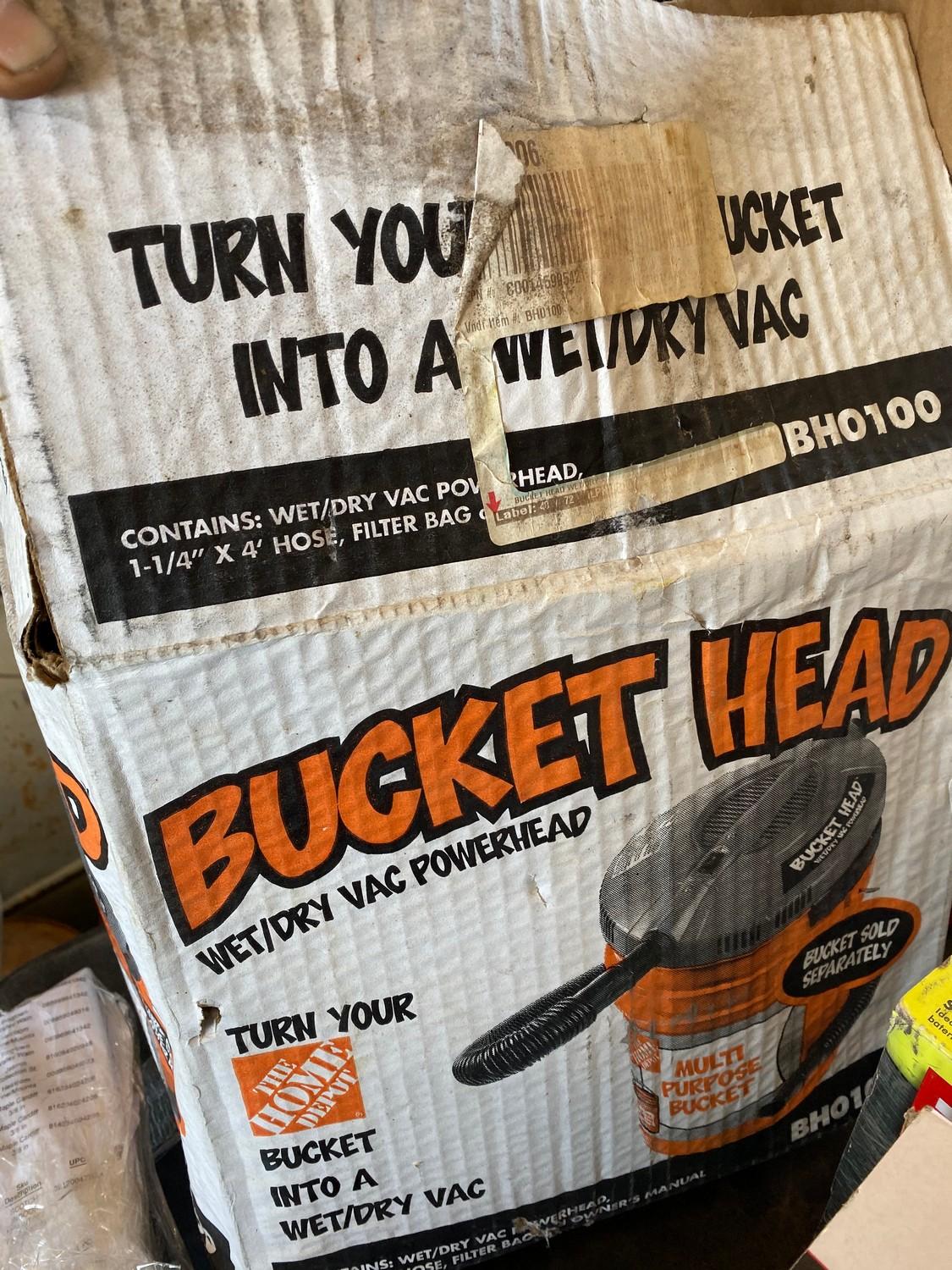 Bucket Head Wet/dry Vac head