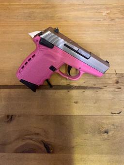 New SCCY CPX-ITTPK 9MM Pink with 2 mags & lock Sn#C248397