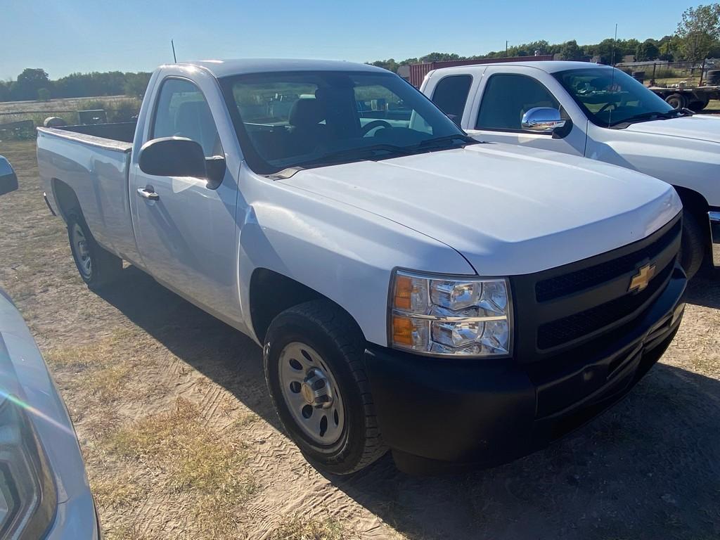 2012 Chevy 1500 Single Cab White runs & Drives Cold AC Clean Title TMU Vin#48805