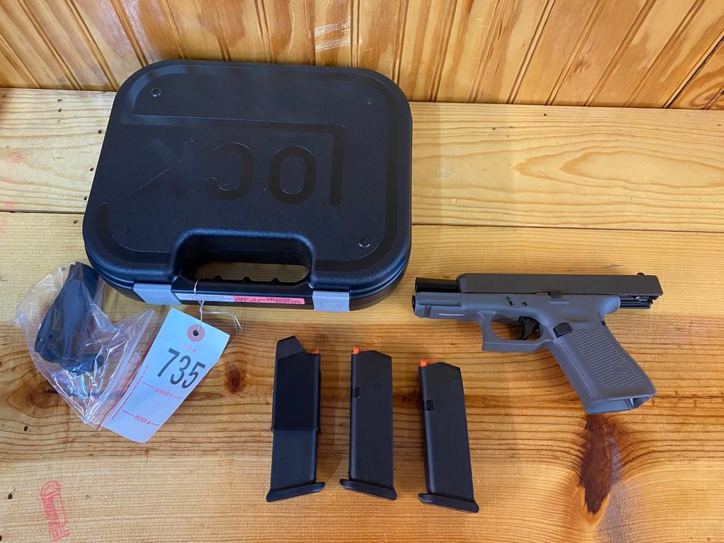 New Glock 9MM Gen 5 3-15 Round Mags Congry Smoke Gray SN#AGHY382