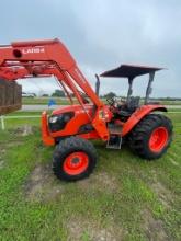 Kubota M7060 4x4 1400 hrs Factory 3rd Function shuttle shift