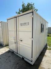 11'x7' Storage container with side door & window