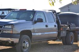 2006 GMC 1-Ton Truck with Cannonball Flatbed