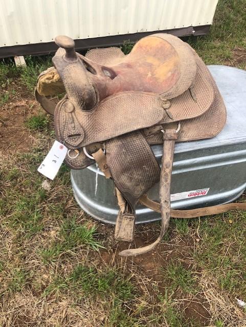 Cow Horse 16" Seat Cutter Saddle