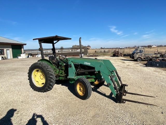 John Deere 2155 Tractor with Front Loader 2WD,