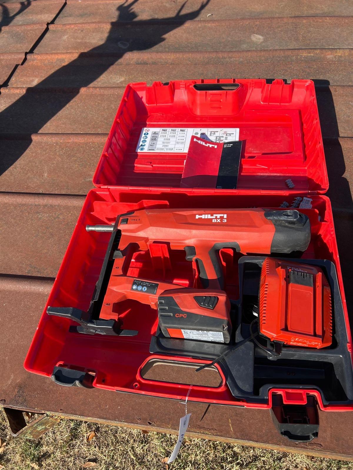 HILTI BX3 Battery Operated Fastener Gun - Like New