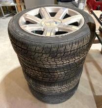 Set of 4 Denali Wheels and Tires - 285/45R 22s