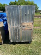 Rolling Storage Cabinet - Has Forklift Tubes to Move Around Your Shop and Casters