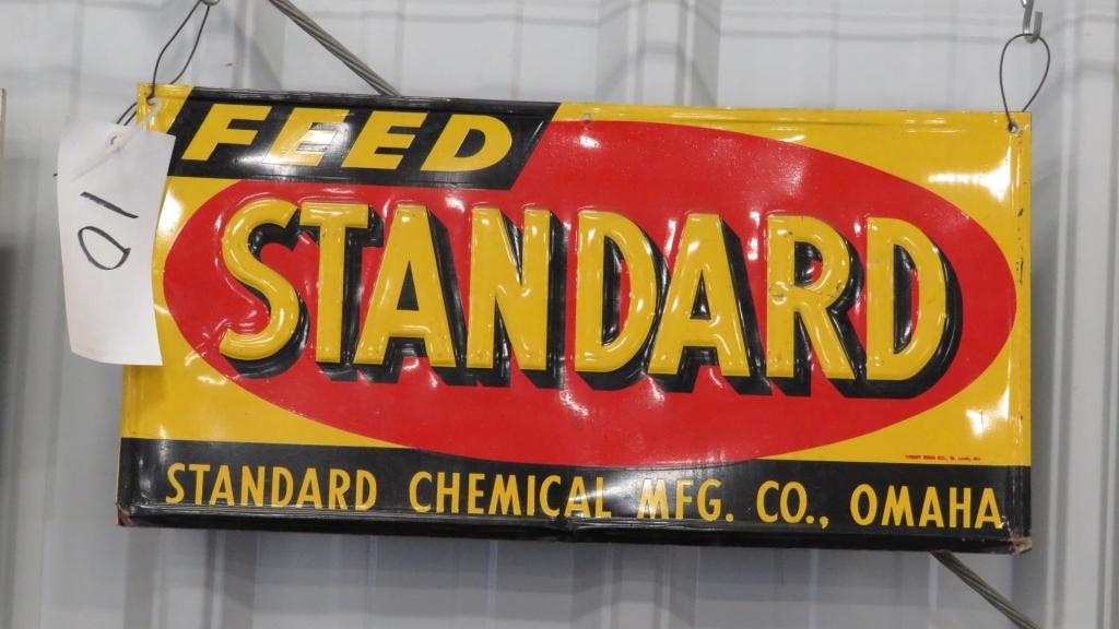 STANDARD FEED SIGN 23" X 12"