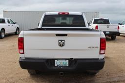 2016 RAM 1500 4x4 crew cab, S/N: 1C6RR7FT8GS206518, 63,434 KM, 6'6" box, Hemi engine V8 5,7L, AC, AM